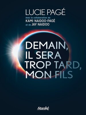 cover image of Demain, il sera trop tard, mon fils
